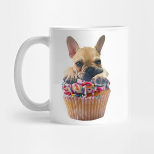 French Bulldog Cupcake Dog Mug